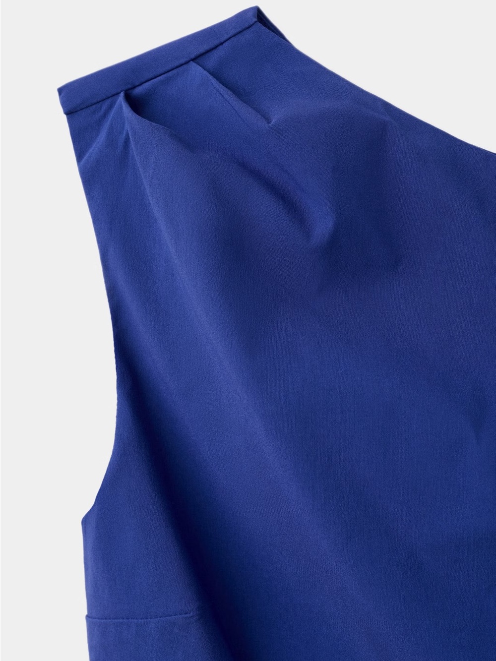 NWT (size 2) MANGO DRESS WITH ASYMMETRICAL NECKLINE AND KNOT DETAIL - Picture 6 of 10